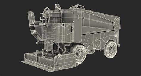 Electric Ice Resurfacer Machine Zamboni 3d Model 3d Molier International