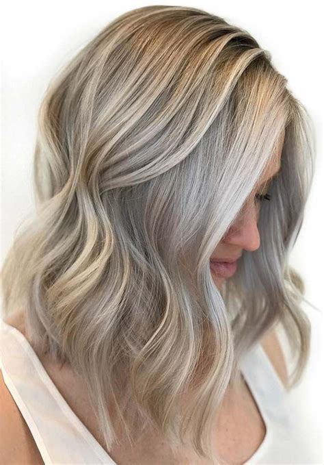 31 Fantastic Grey Blonde Hair Colors For Ladies In 2018 Grey Blonde