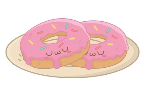 Premium Vector Kawaii Of Donuts Cartoons