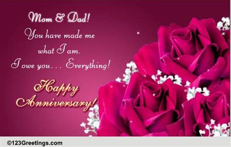 Instead of 25 gifts i can suggest few, which i have done for my mom and dad. Happy Anniversary Mom & Dad! Free Family Wishes eCards ...