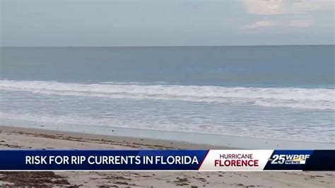Risk For Rip Currents In Florida