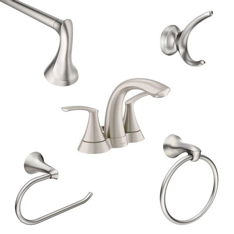 Home hardware's got you covered. MOEN Darcy 4 in. Centerset 2-Handle Bathroom Faucet with 4 ...