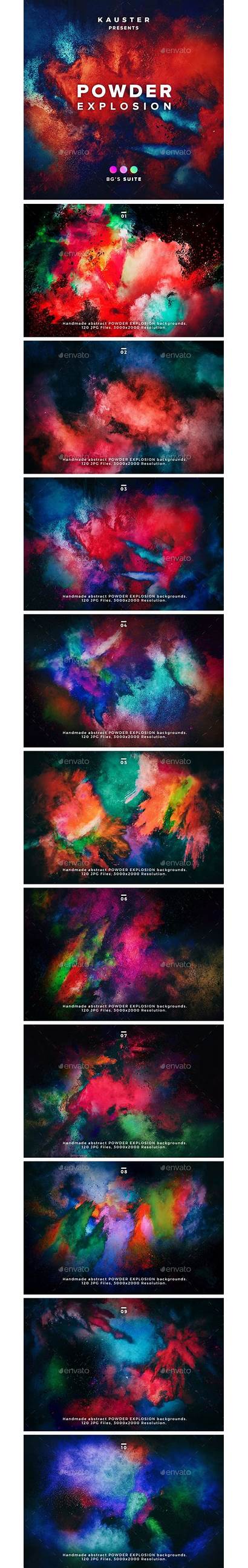 Powder Explosion Wallpapers Graphicriver Background Backgrounds Themes