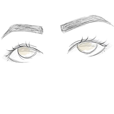 Image Result For Tired Eyes Tumblr On We Heart It Girl Eyes Drawing