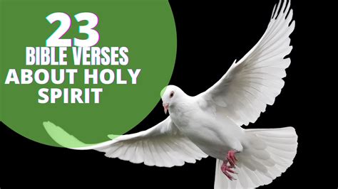 23 Bible Verses About Holy Spirit Completely Explained