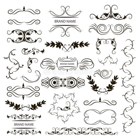 Set Of Vector Graphic Elements For Design Stock Vector Illustration
