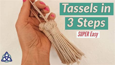 How To Make A Tassel In 3 Easy Steps Diy Macrame Howtomakeatassel Macrametassel Easytassel