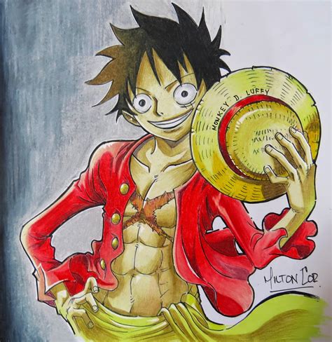 Art Painting Drawing Tips And Tutorials Drawing Monkey D Luffy From