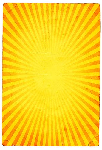 Grunge Yellow Orange Sun Ray Pattern Paper Stock Photo Download Image