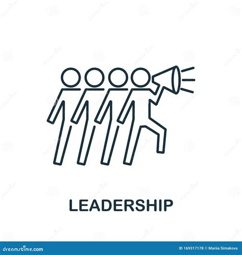 Leadership Icon From Reputation Management Collection Simple Line