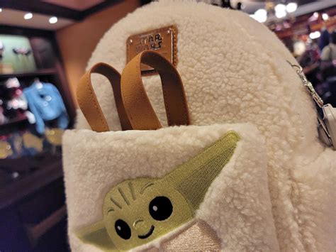Baby Yoda Fuzzy Loungefly Backpack Arrives At Disneyland Disneyland