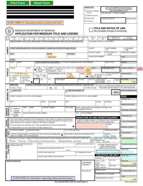 Form Dor 108 Fill Out Sign Online And Download Fillable Pdf