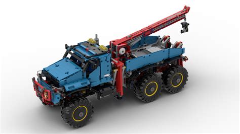 Lego Moc Fully Remote Controlled Lego Technic 6x6 All Terrain Tow Truck