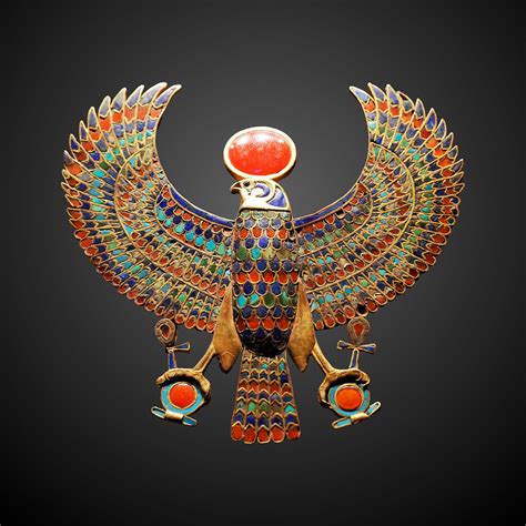 Archaeology And Art On Twitter Pectoral Of Horus With Sun Disk From