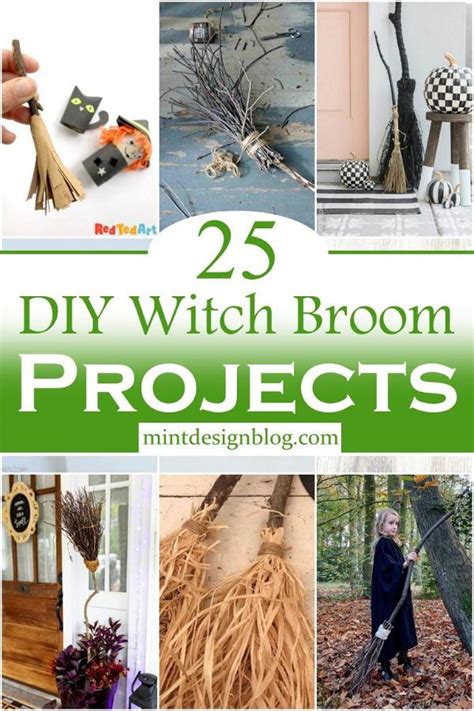 25 Diy Witch Broom Projects How Do You Make A Witch Broom At Home