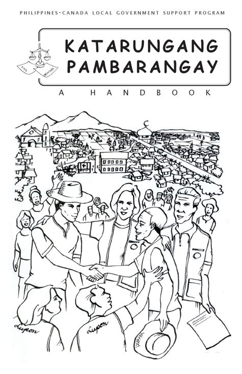 Maunlad na bansa drawing : Katarungang Pambarangay (English) by Local Governance ...