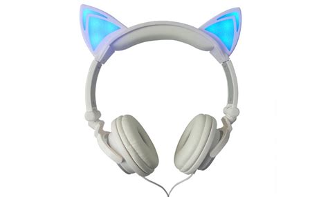 Jamsonic DJ Style Light Up Cat Ear Headphones Groupon