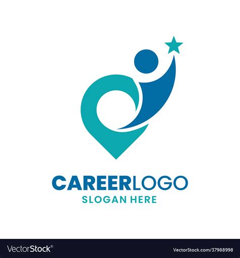 Career Point Logo Template Design Leadership Logo Vector Image