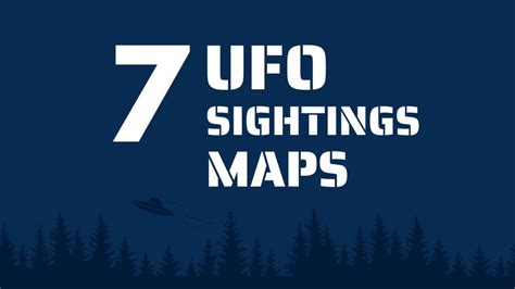 7 Top Ufo Sighting Maps Gis Geography