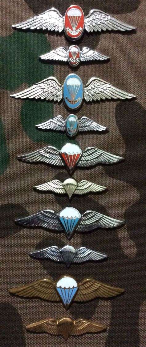 Original British Army Basic Cloth Parachute Badge Airborne Wings