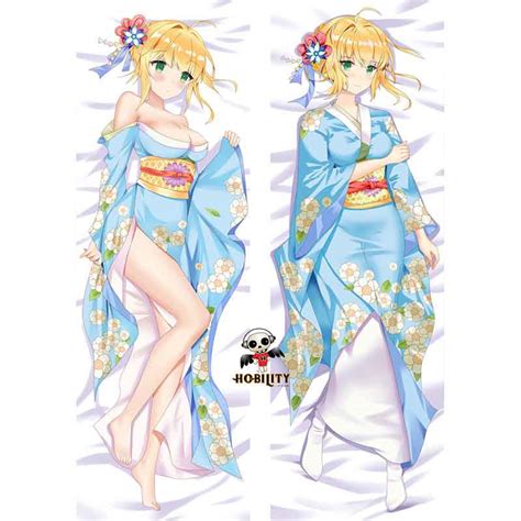 Dakimakura Fategrand Order Saber Kimono Ver Full Body Pillow Cover