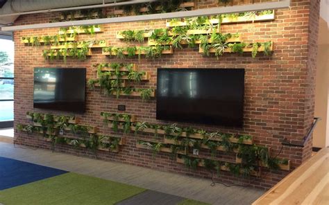 Browse living wall succulents for her project she chose to create a living wall out of one of our old pallets. Mixed Artificial Succulent Wall Planting - Make Be-Leaves