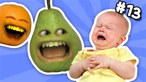 Annoying Orange Ask Orange 13 Pear Hates Babies Youtube
