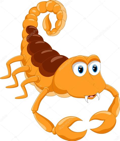 Cute Scorpion Cartoon Cute Scorpion Cartoon — Stock Vector