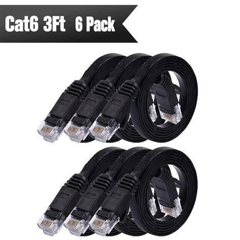We were told that ethernet was going to be a thing of the past. Cat 6 Ethernet Cable 3ft (6 Pack) (at a Cat5e Price but ...