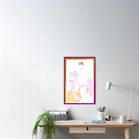 Girl In Pink Nude Topless Lgbtq Poster For Sale By Ivanov