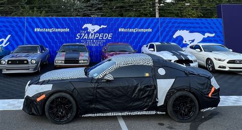 Next Gen 2024 Ford Mustang Spotted At Woodward Dream Cruise