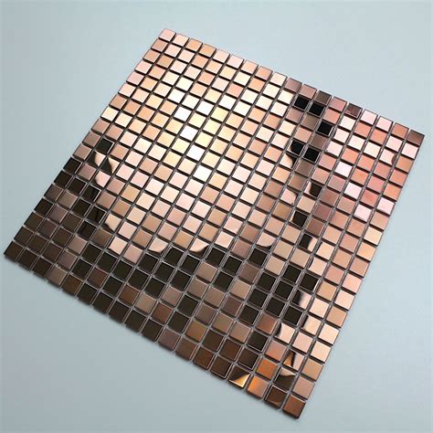 Choix du materiau ideal entre marbre beton inox carreau de ciment ou encore conseils pour relooker une credence un peu passee cote maison fait le point sur la. mosaique inox crédence cuisine mosaique douche mixtion cuivre - carrelage-inox.fr