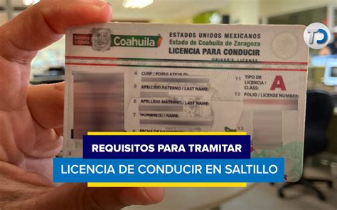 Licencia De Conducir En Saltillo Te Decimos Cómo Tramitarla