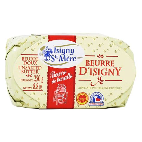 Isigny Ste Mere Pdo Unsalted Butter From France 250g Mypanier