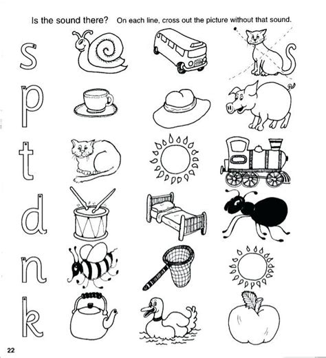 Kindergarten Printable Jolly Phonics Worksheets Thekidsworksheet