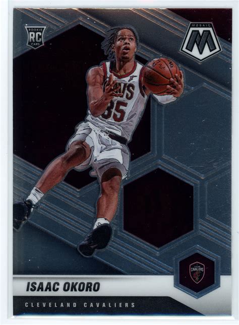 Isaac Okoro 2020 21 Panini Mosaic Base Prizm RC 212 Rookie Cavaliers