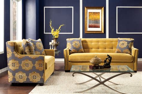 Federico Gold Living Room Collection Sofa Buy Furniture In La