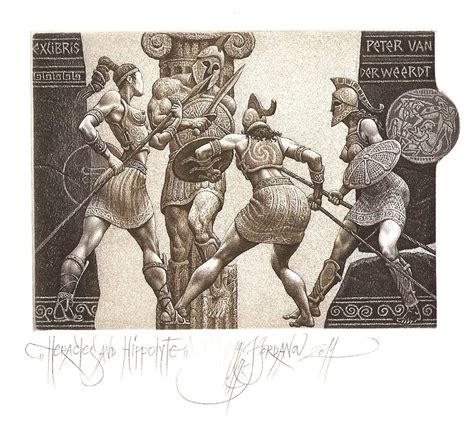Ninth Labour Of Heracles Obtaining Hippolyte The Amazon Queens Girdle