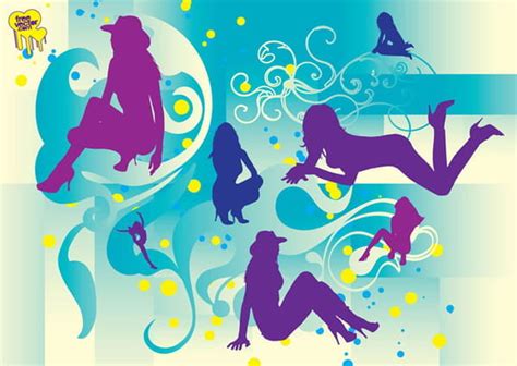 Female Silhouettes Ai Vector Uidownload