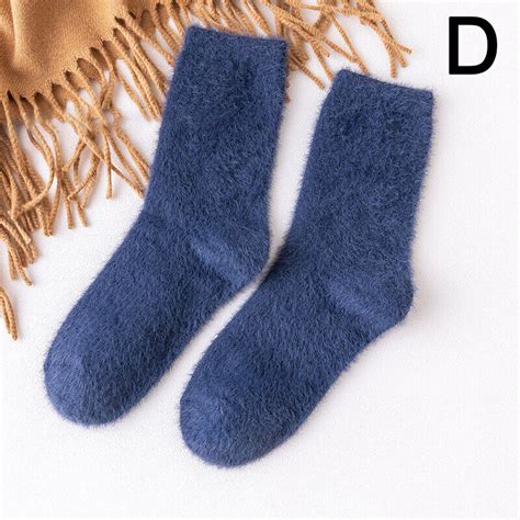 Women Fluffy Fleece Socks Wool Soft Floor Sock Thermal Snow Thicken Winter Warm Ebay
