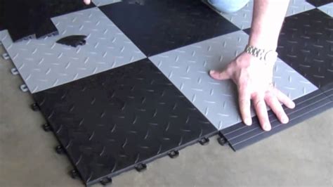 Interlocking Floor Tiles Installing Youtube