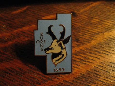 Burns OR Elks Lodge Lapel Pin Oregon USA Elks Lodge 1680 Member Badge