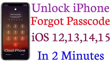 Unlock Any Iphone Forgot Passcode Any Ios Version How To Unlock