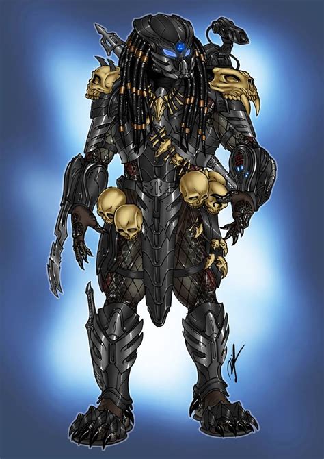 Commission Black Armor Predator By Ronniesolano On Deviantart Aliens