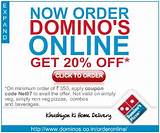 Online Delivery Dominos Coupons