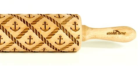 Marine Sailor Ii Rolling Pin Sea Engraved Rolling Pin T Etsy