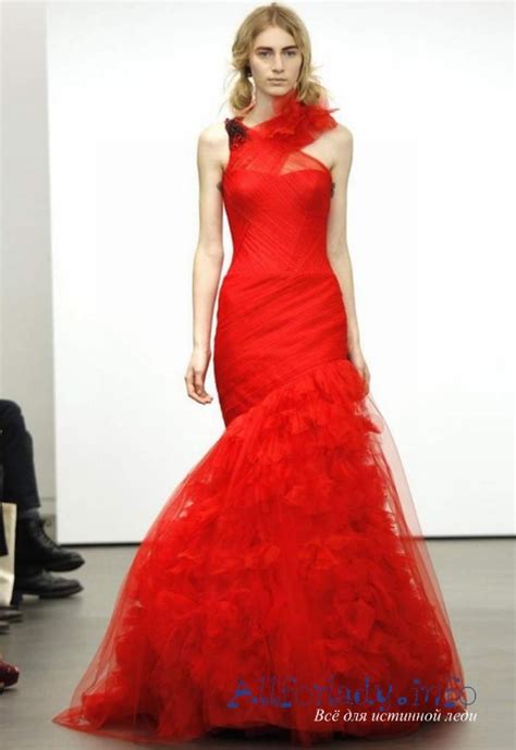 Красное свадебное платье с фото — Всё для леди