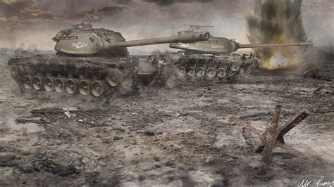 Pictures World of Tanks Tanks M103 3D Graphics vdeo game ...