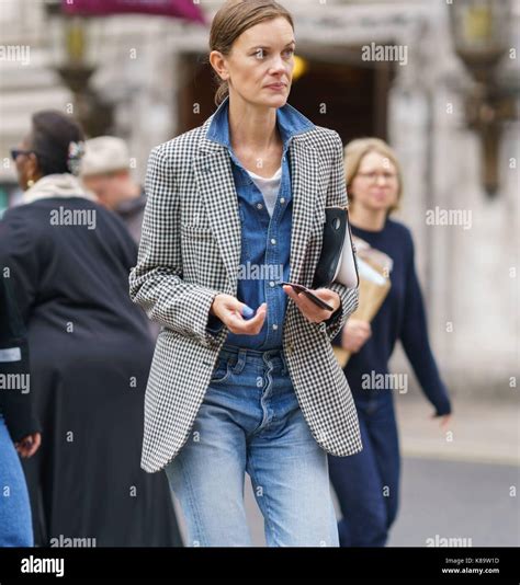 Jo Ellison Fashion Editor At The Financial Times Arriving At The