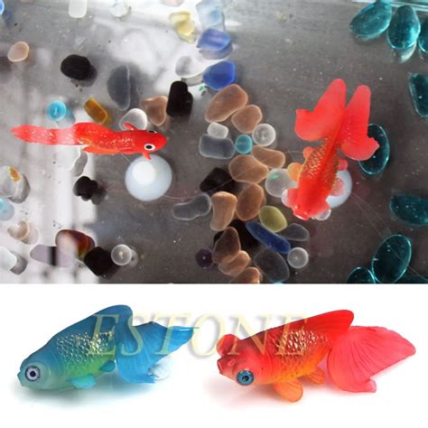 Decor Goldfish Aquarium Decoration Artificial Glowing Effect Fish Tank